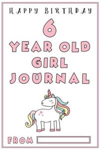 6 Year Old Girl Journal