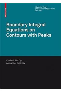 Boundary Integral Equations on Contours with Peaks