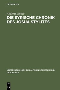 Die syrische Chronik des Josua Stylites