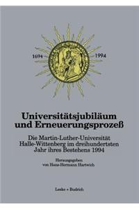 Universitätsjubiläum und Erneuerungsprozeß