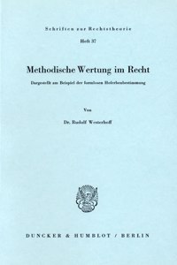 Methodische Wertung Im Recht