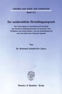 Der Sozialrechtliche Herstellungsanspruch