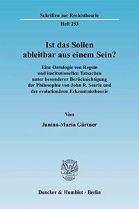Ist Das Sollen Ableitbar Aus Einem Sein?
