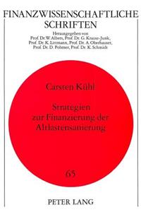 Strategien Zur Finanzierung Der Altlastensanierung
