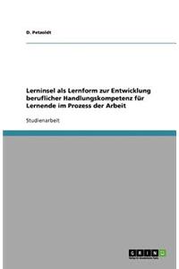 Lerninsel als Lernform zur Entwicklung beruflicher Handlungskompetenz für Lernende im Prozess der Arbeit