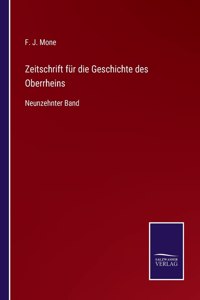 Zeitschrift für die Geschichte des Oberrheins: Neunzehnter Band