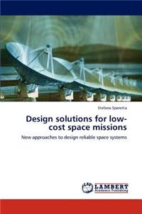 Design solutions for low-cost space missions