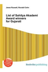 List of Sahitya Akademi Award Winners for Gujarati