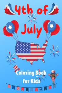 4th of July Coloring Book for Kids