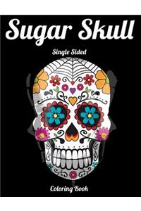 Sugar Skull Single Sided Coloring Book