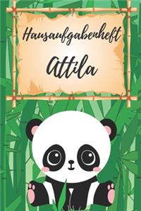 Hausaufgabenheft Attila