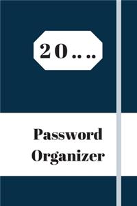 Password Organizer with tabs, logbook