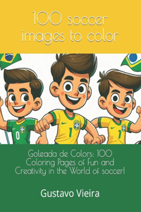 100 soccer images to color
