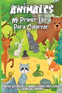 Animales Mi Primer Libro Para Colorear