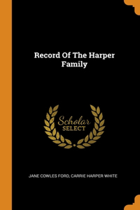 Record Of The Harper Family