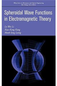 Spheroidal Wave Functions in Electromagnetic Theory