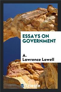 Essays on Government