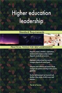 Higher education leadership Standard Requirements