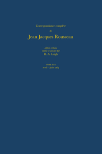Correspondance complète de Rousseau XVI