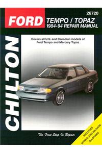 Ford Tempo and Topaz, 1984-94 Ford Tempo and Mercury Topaz 1984-94 Repair Manual