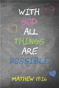 With God All Things Are Possible