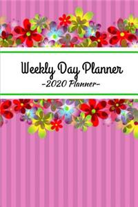 Weekly Day Planner 2020: 2020 January - December 20 Weekly Monthly Day Planner for a successful organized year for Men, Women, Moms, Dads & Students.