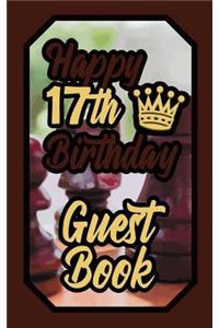 Happy 17th Birthday Guest Book