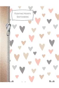 Floating Hearts Sketchbook