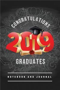 Congratulations 2019 Graduates Notebook and Journal