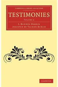 Testimonies: Volume 2
