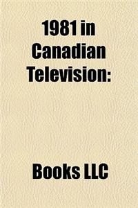 1981 in Canadian Television