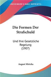 Formen Der Strafschuld