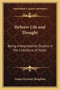 Hebrew Life and Thought