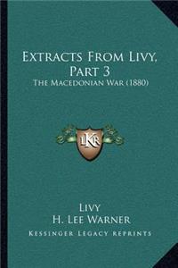 Extracts From Livy, Part 3