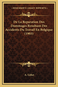De La Reparation Des Dommages Resultant Des Accidents Du Travail En Belgique (1903)