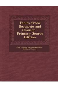 Fables from Boccaccio and Chaucer