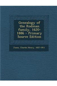 Genealogy of the Rodman Family, 1620-1886