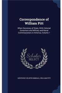 Correspondence of William Pitt
