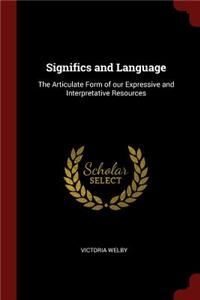 Significs and Language