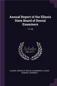 Annual Report of the Illinois State Board of Dental Examiners