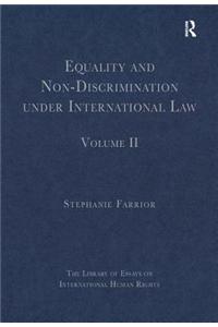 Equality and Non-Discrimination Under International Law