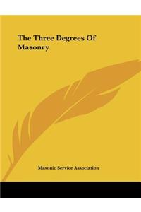 The Three Degrees of Masonry