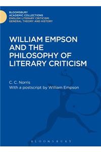 William Empson and the Philosophy of Literary Criticism