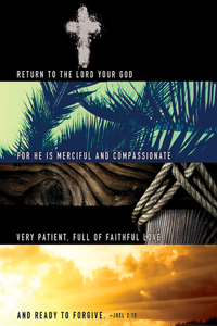 Return Lent Images Bulletin, Large (Pkg of 50)