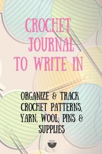 Crochet Journal to Write in
