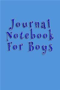 Journal Notebook For Boys