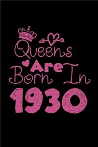 Queens Are Born In 1930 Notebook