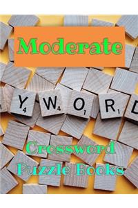 Moderate Crossword Puzzle Books