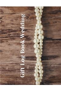 Gift Log Book Wedding