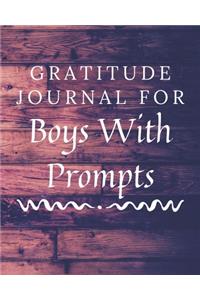 Gratitude Journal For Boys